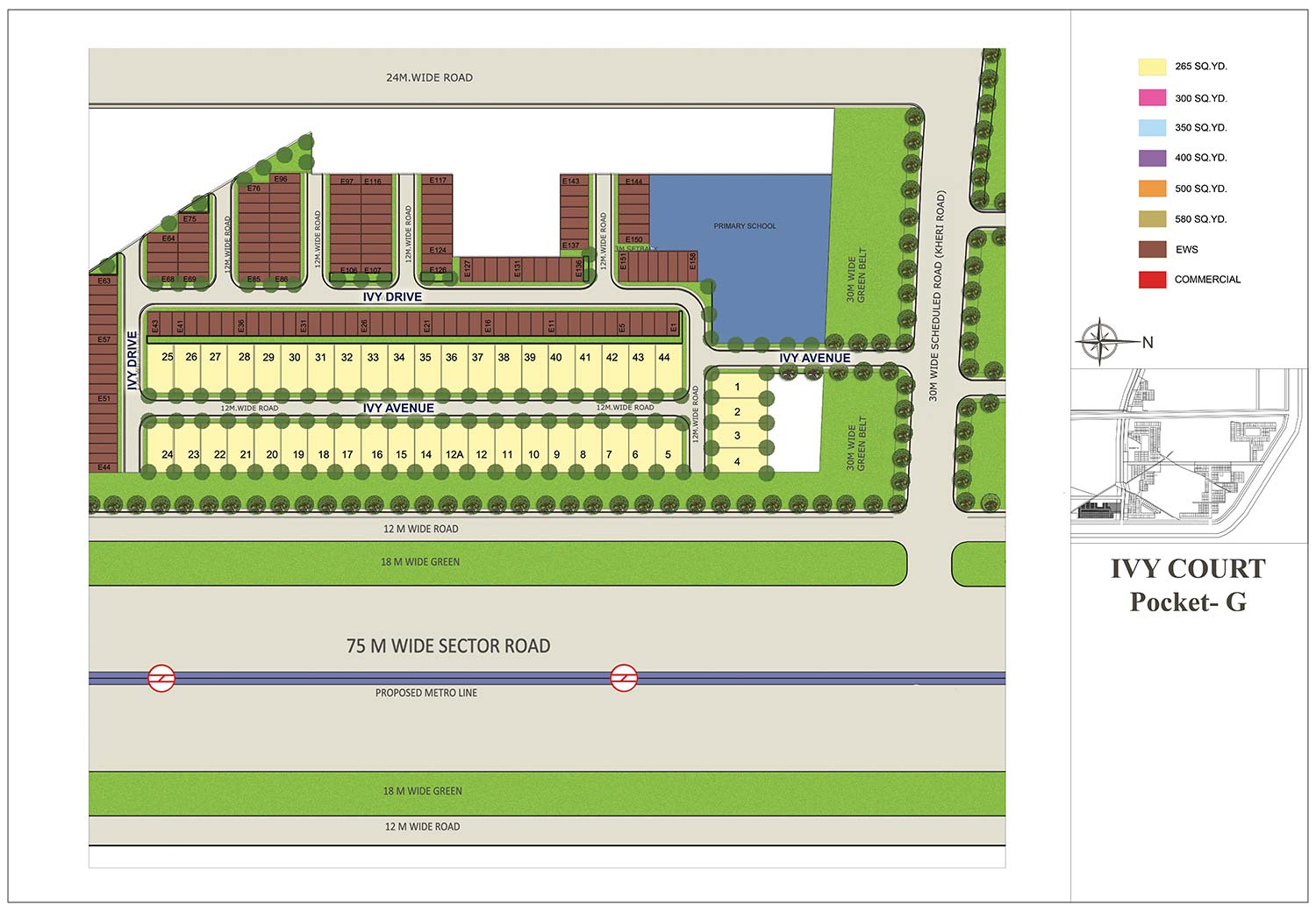 site map of ivy court amanvilas faridabad